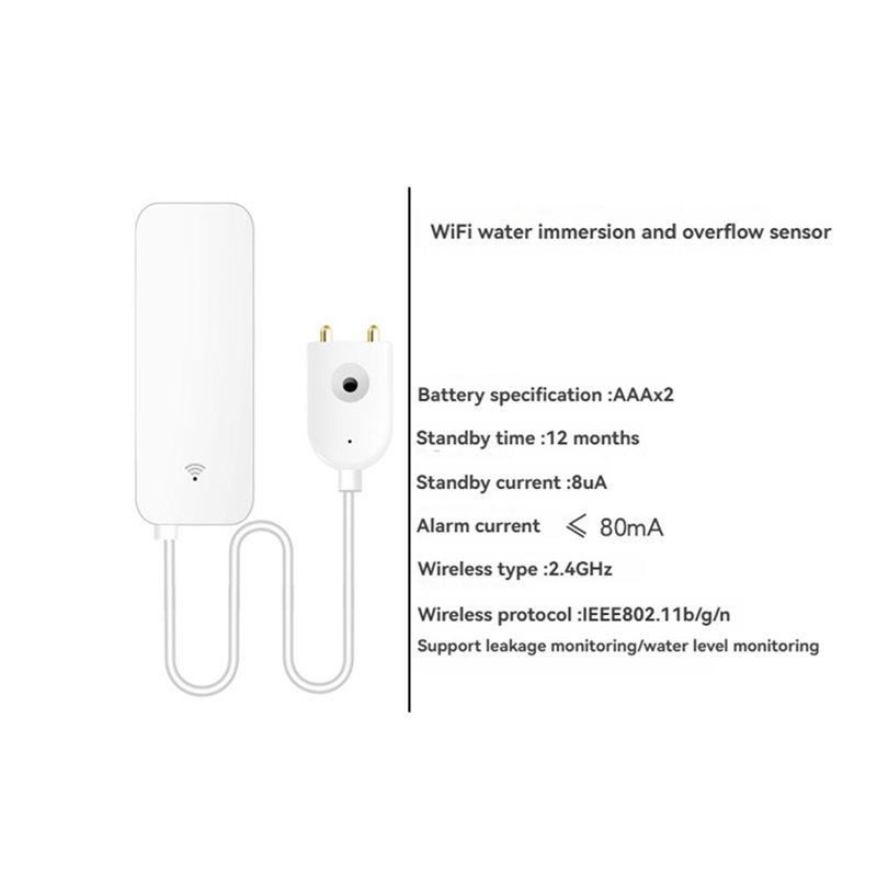 DTEN-Tuya WIFI Smart Water Lea - огляд і ціна Water Alarm Sensor