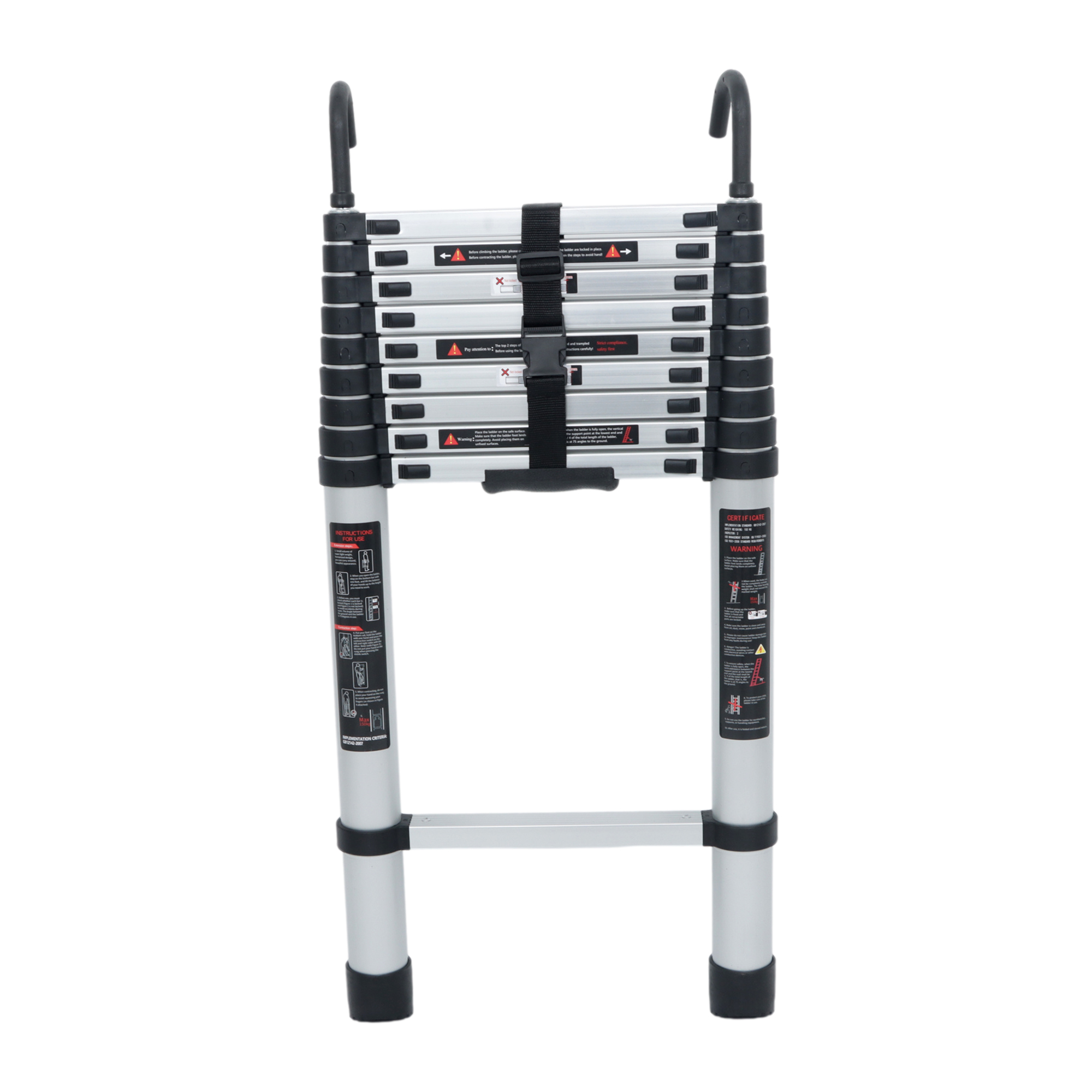 Silver 12.5 FT Telescopic Ladd - огляд і ціна Fire Escape Ladder