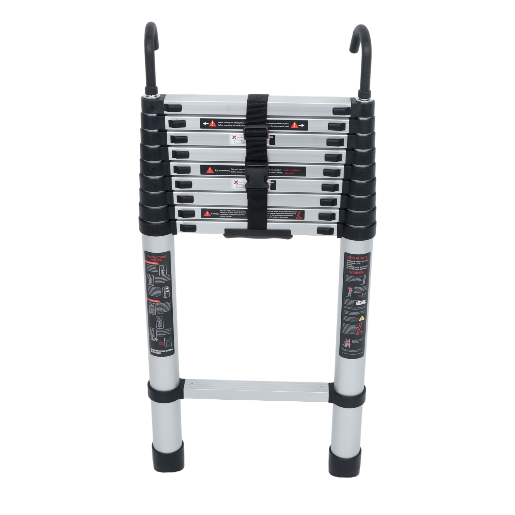 Silver 12.5 FT Telescopic Ladd - огляд і ціна Fire Escape Ladder
